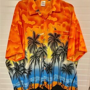 Rima Beachworld Men's 2XL Hawaiian Shirt Vibrant Tropical Print Made in India